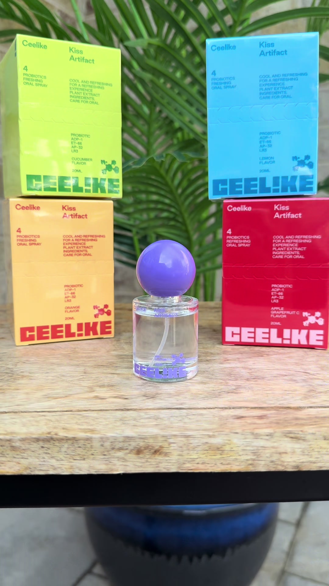 TikTok post by @amanda_contentcreator for CEELIKE & MSDRWIKEY Oral Care. Caption reads: @CEELIKE & MSDRWIKEY Oral Care #oralspray....