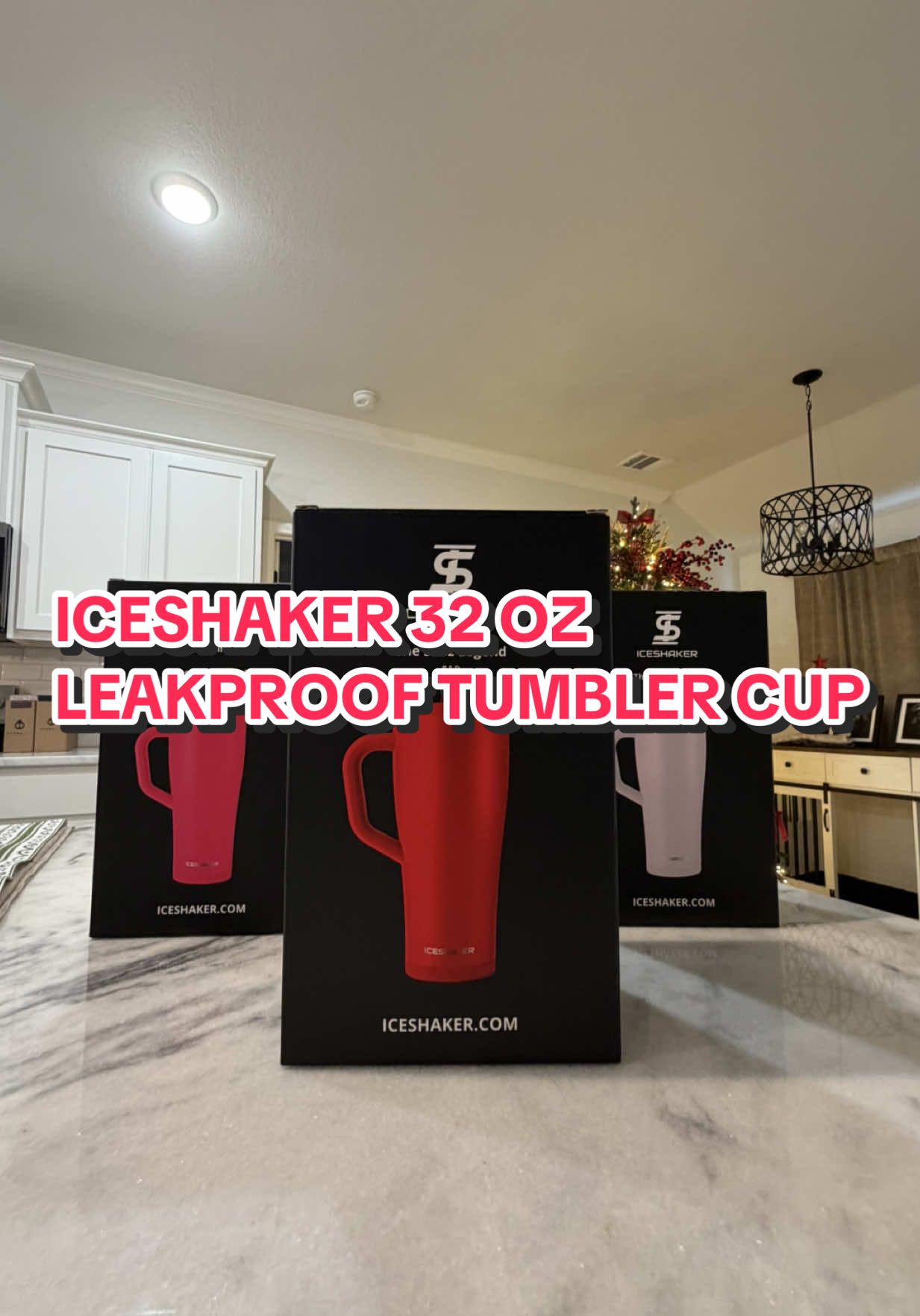 TikTok post by @kenlyealtumofficial for Ice Shaker. Caption reads: Iceshaker 32oz Tumbler Cup— Now THIS is how they....