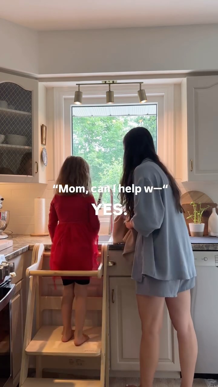 Instagram post by @bethgracemoore for Piccalio. Caption reads: Let your kids help.
Even if it’s slower.
Even if....