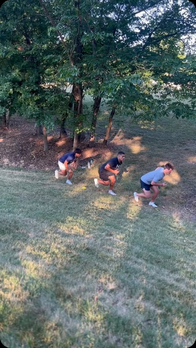 Instagram post by @a1__performance for Sklz. Caption reads: Speed School: Hill Warm-Ups, Pt. 2....