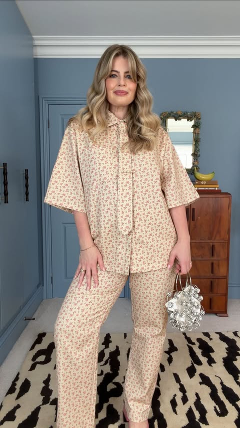 Instagram post by @alisonhopemurray for Sister Jane. Caption reads: [...] matching trousers and bag all....