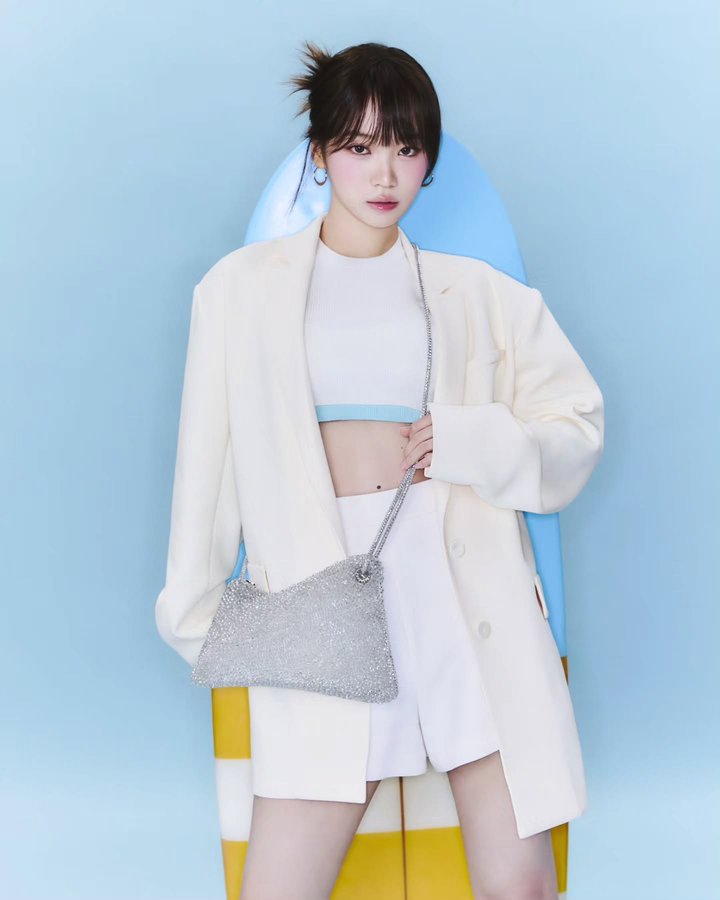 Instagram post by @_chaechae_1 for Anteprima. Caption reads: Super excited to be part of ANTEPRIMA SS25....