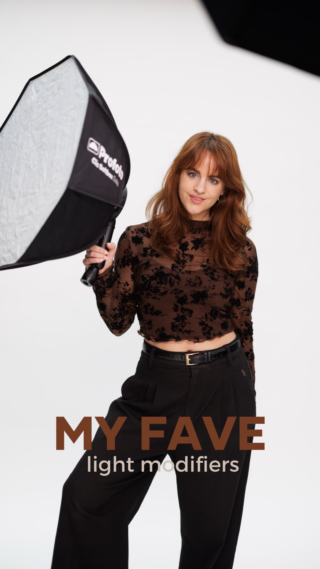 Instagram post by @evelyduis for Profoto. Caption reads: My (@evelyduis) favorite light modifiers:

✨....
