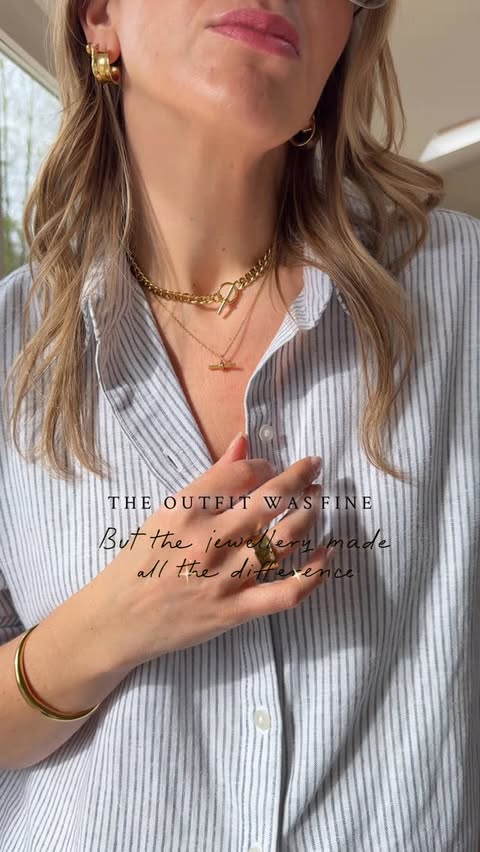 Instagram post by @invest_in_style for Orelia. Caption reads: ad. I’ve been reaching for the Orelia Luxe....
