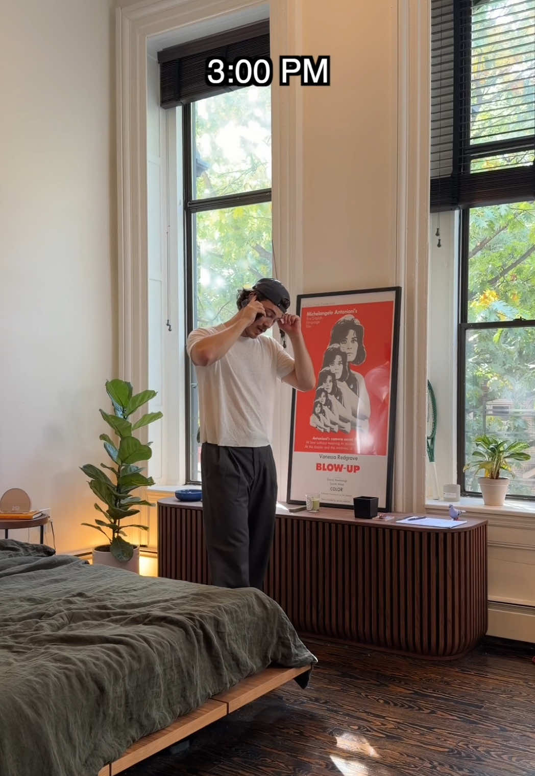 TikTok post by @yungjackinnanen for vitaminwater. Caption reads: realistic day in the life of an actor in NYC....