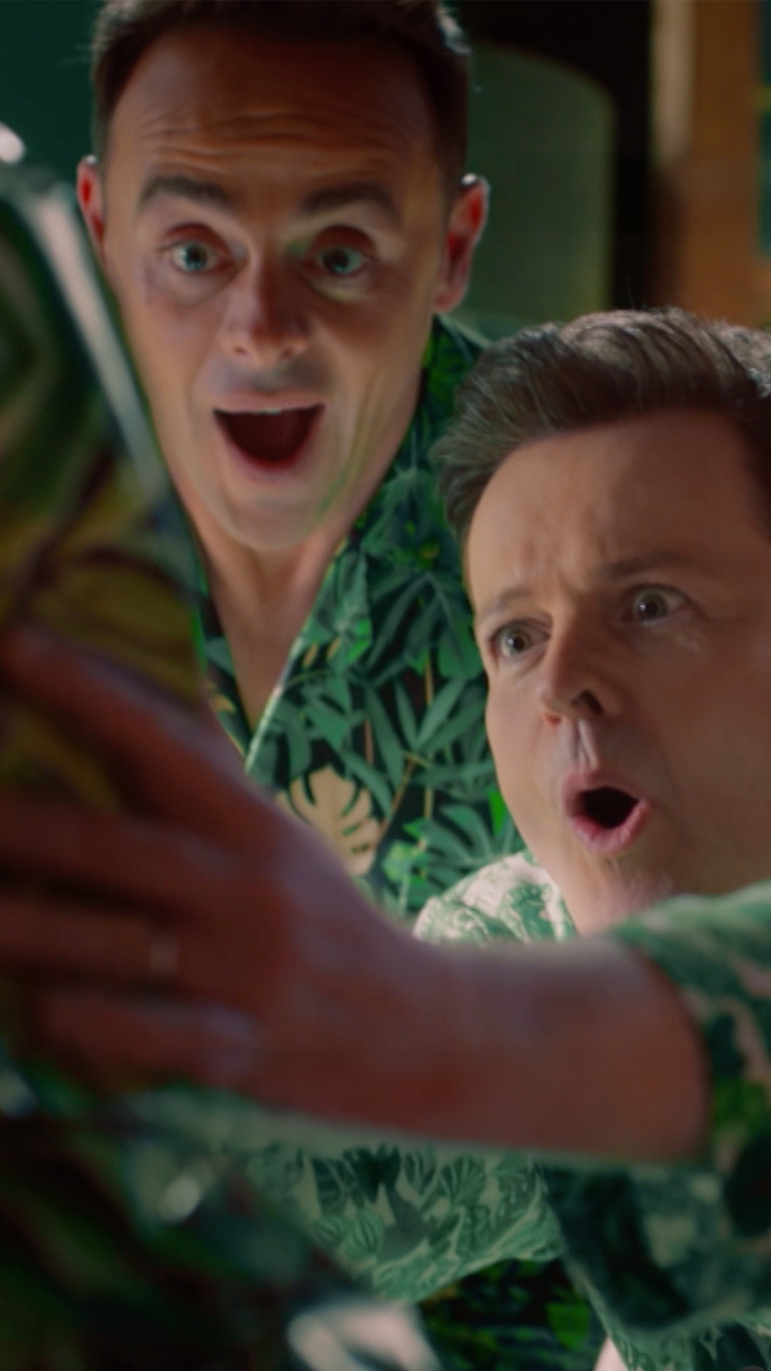 Instagram post by @imacelebrity for ITV. Caption reads: 🎶 Chestnuts roasting on an open fire,
Jack Frost....