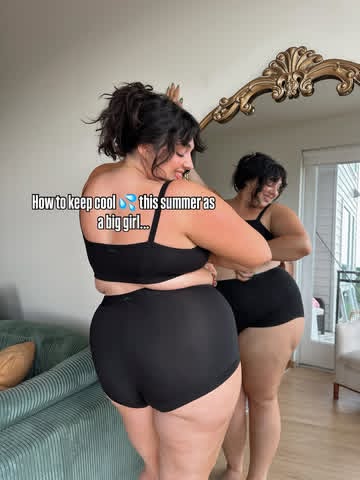 Instagram post by @thegiannaschiller for HUHA. Caption reads: A summer body is a body that can breathe in....