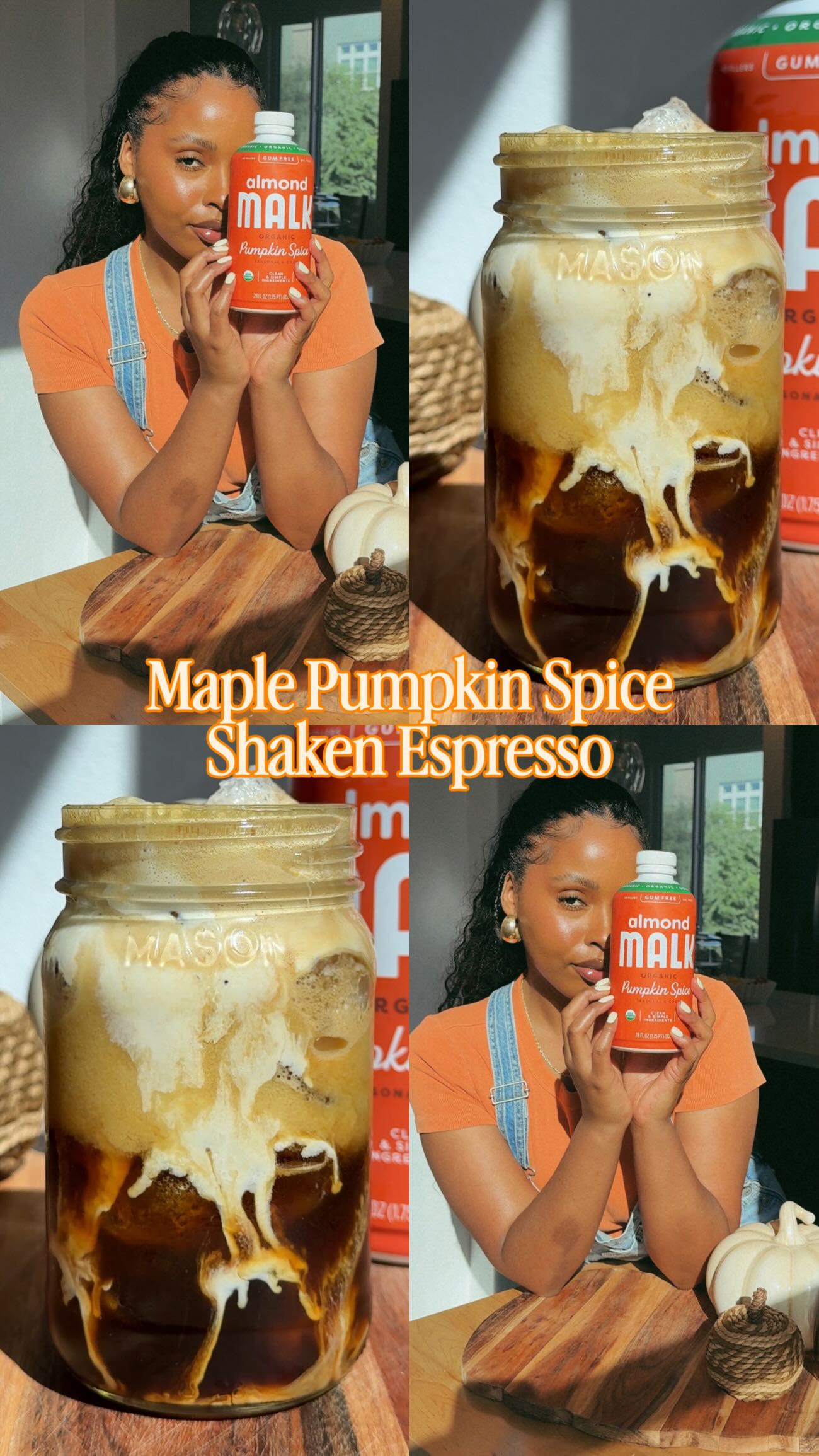 Instagram post by @imashleybreannn for MALK Organics. Caption reads: I look forward to @malkorganics dropping their....