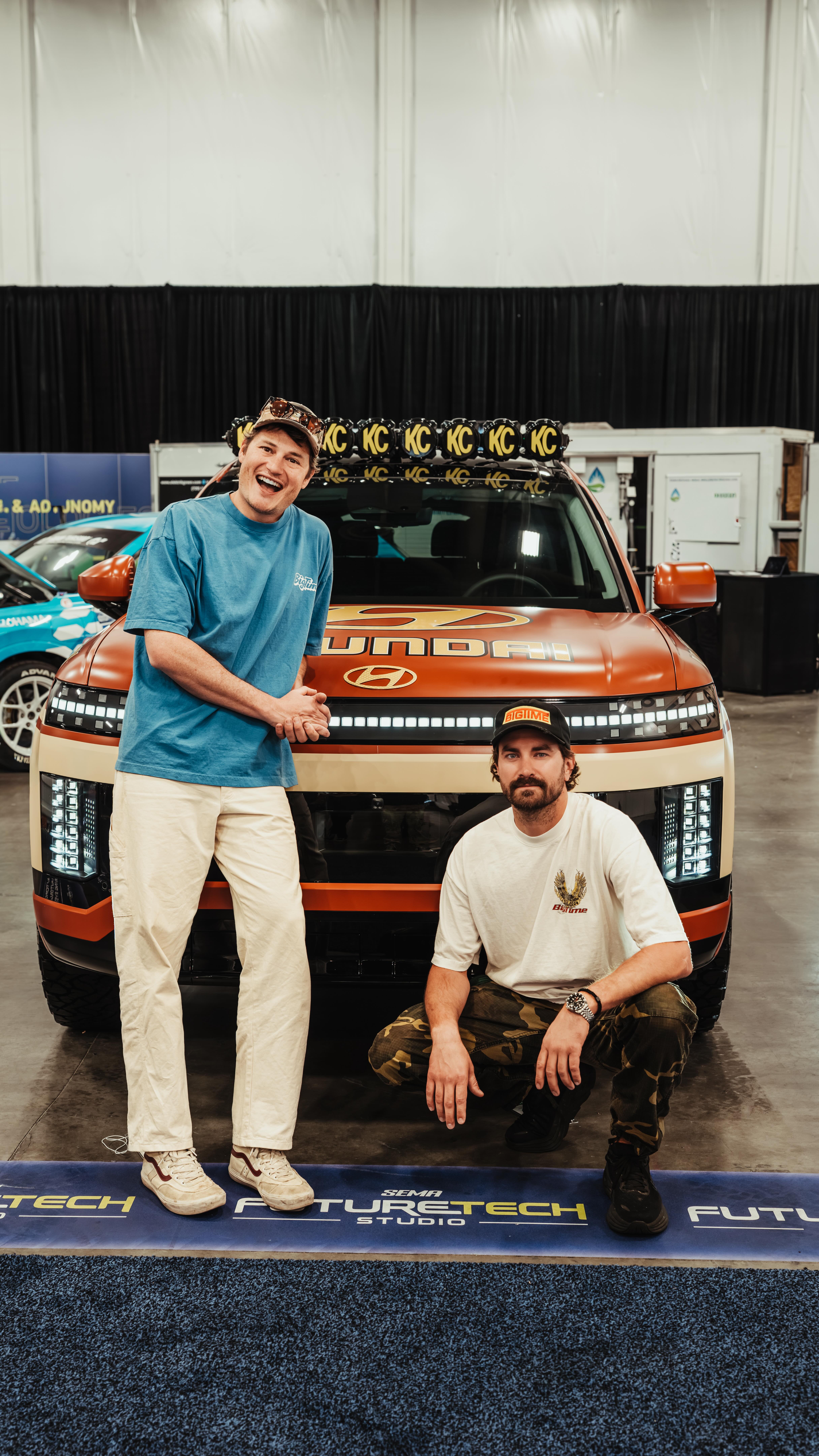 Instagram post by @asteryx for Hyundai USA. Caption reads: Caught up with the @bigtimebigtimebigtimebigtime....