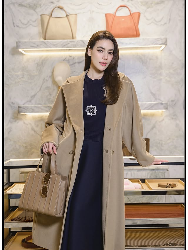 Instagram post by @kimmy_kimberley for Max Mara. Caption reads: Ready for @maxmara Fall Winter 2026 show, See you....