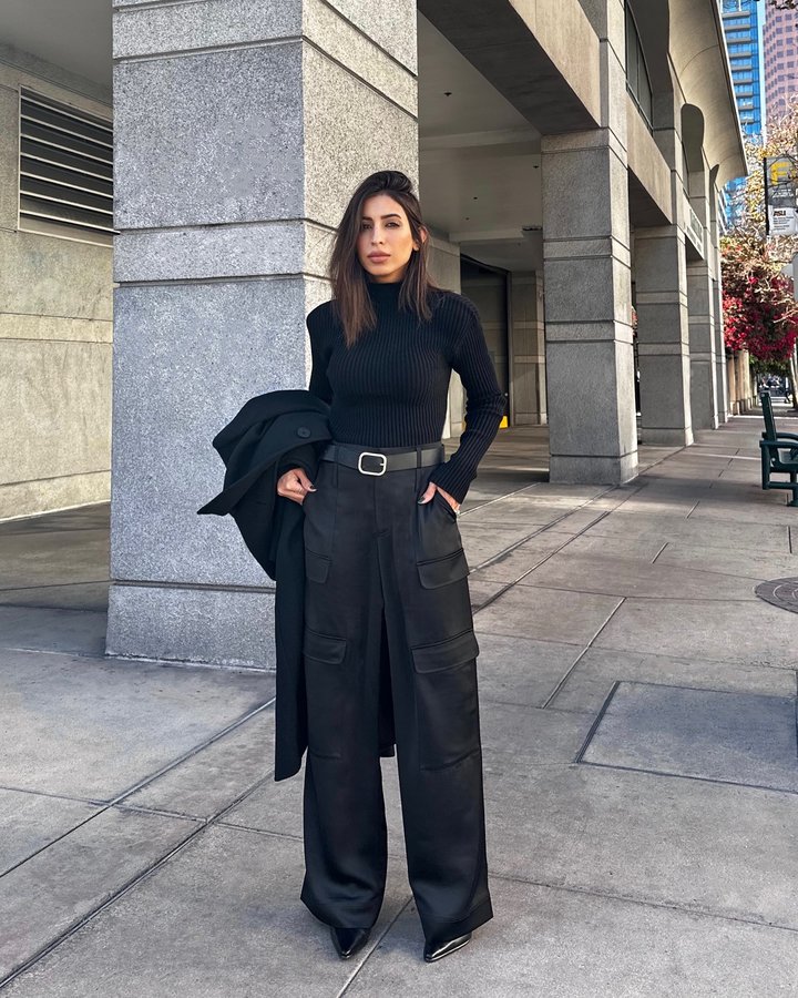 Instagram post by @aditioberoimalhotra for The Noli Shop. Caption reads: File under: Fall fits @thenolishop 
Obsessed with....