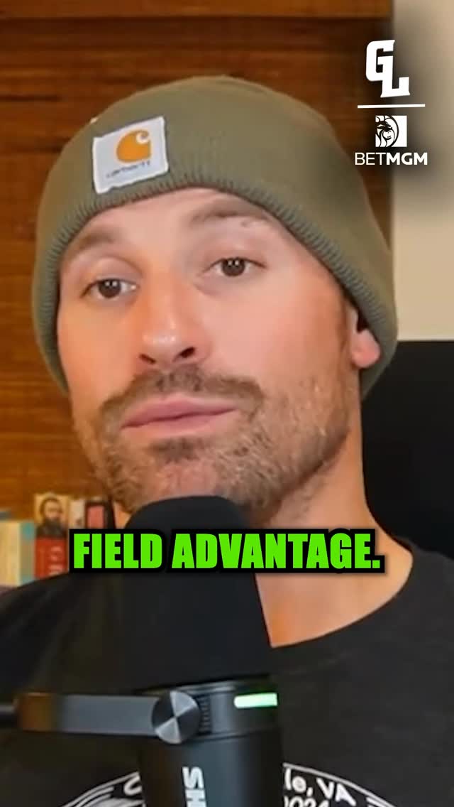 Instagram post by @greenlightpod for BetMGM. Caption reads: Don’t sleep on the Seahawks down the stretch….