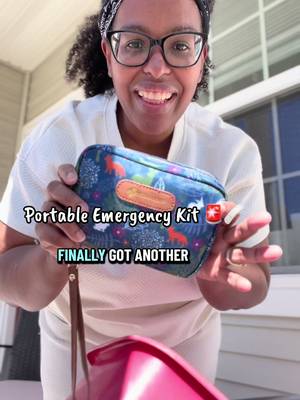 TikTok post by @teachingmamaof5 for Keep Going First Aid. Caption reads: [...] aid kit on hand. #firstaidkit....