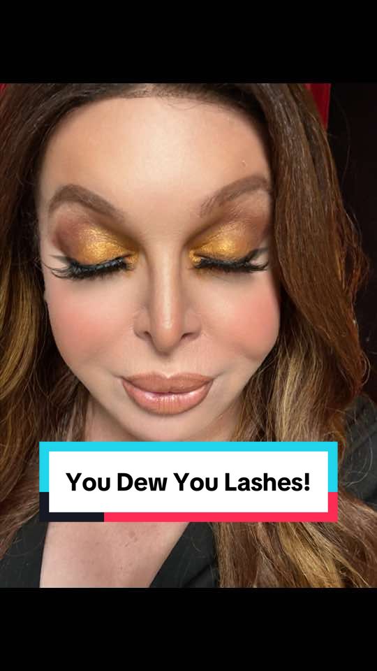 TikTok post by @tswendywilliams for Joah Beauty. Caption reads: I’m loving the @KISS Lashes YOU DEW YOU. Check out....