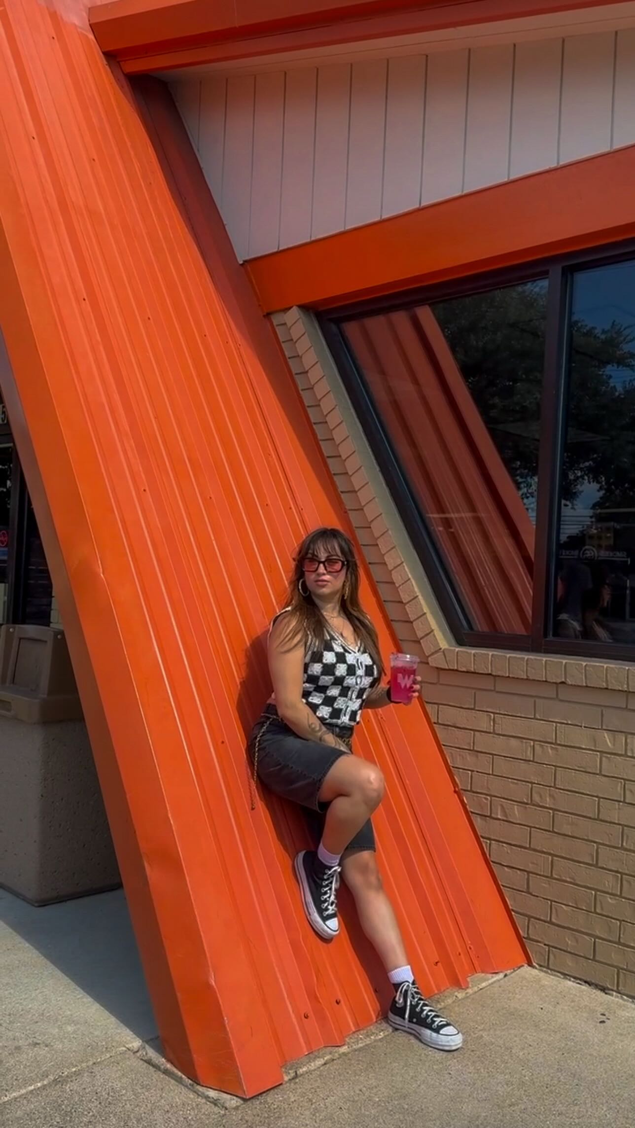 Instagram post by @thedjhelios for Whataburger. Caption reads: you know I love a good fit, but lately my best....