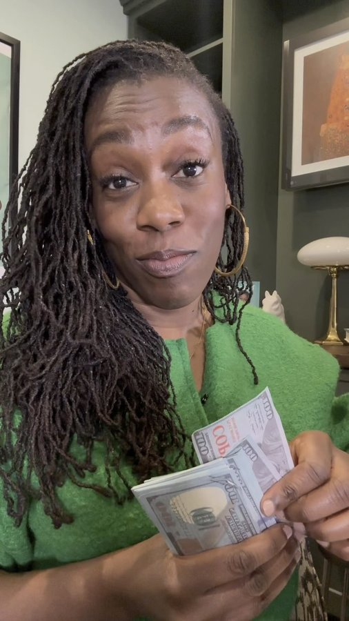 Instagram post by @thebudgetnista for Fidelity Investments. Caption reads: 🗣️2 Reasons You Can’t Budget & Save Your Way To....