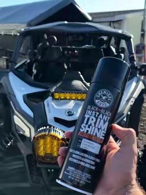TikTok post by @jespermx for Chemical Guys. Caption reads: [...] damaged plastics #offroad #detailing....