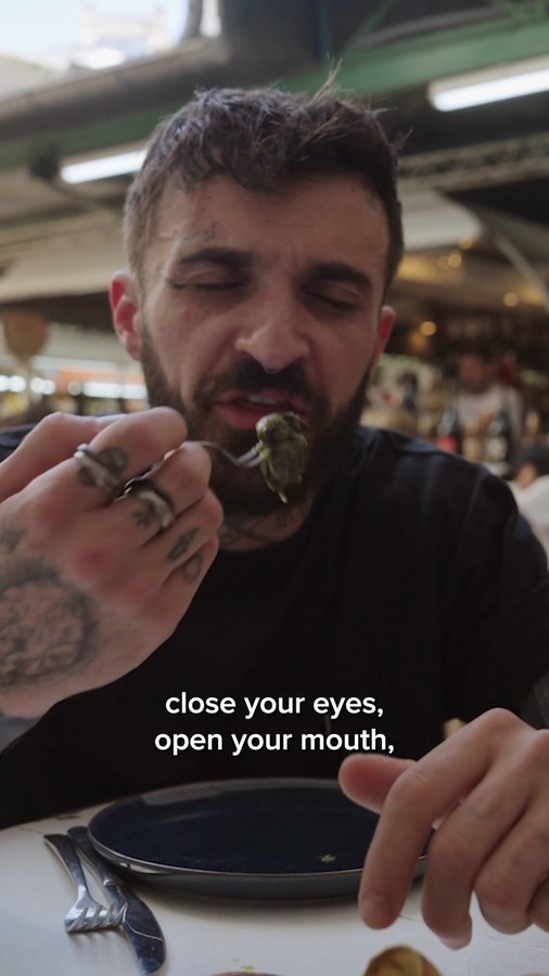 Instagram post by @osanchaise for Condé Nast Traveller. Caption reads: Escargot or escar-no? 🐌 Paris is a city famous....