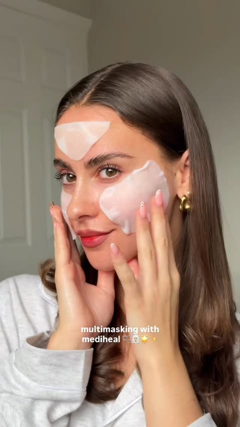 Instagram post by @francescafairey for Mediheal. Caption reads: [...] & nourishment available @bootsuk....