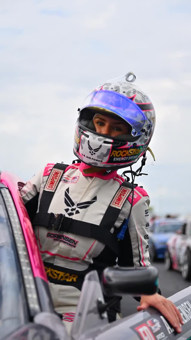 Instagram post by @amanda.sorensen12 for Rockstar Energy Drink. Caption reads: wrapped up practice, ready for competition today....