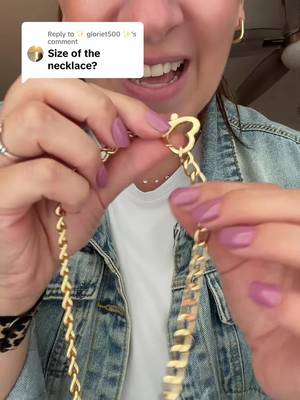 TikTok post by @melindamae16 for Tewiky. Caption reads: [...] chain - and the clasp is EVERYTHING ✨✨✨....