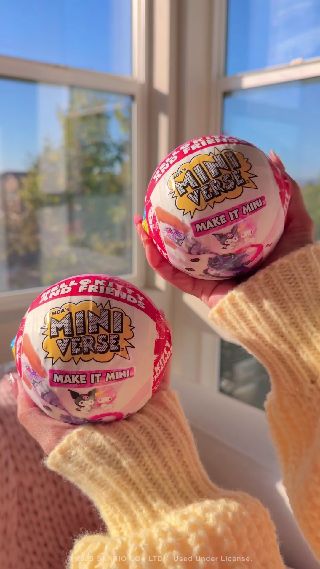 TikTok post by @heartdefensor for Hello Kitty. Caption reads: save and send to your @hellokitty besties 🎀....