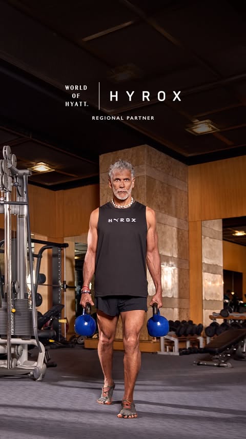 Instagram post by @milindrunning for HYROX. Caption reads: Racing is just one part of your HYROX journey. The....