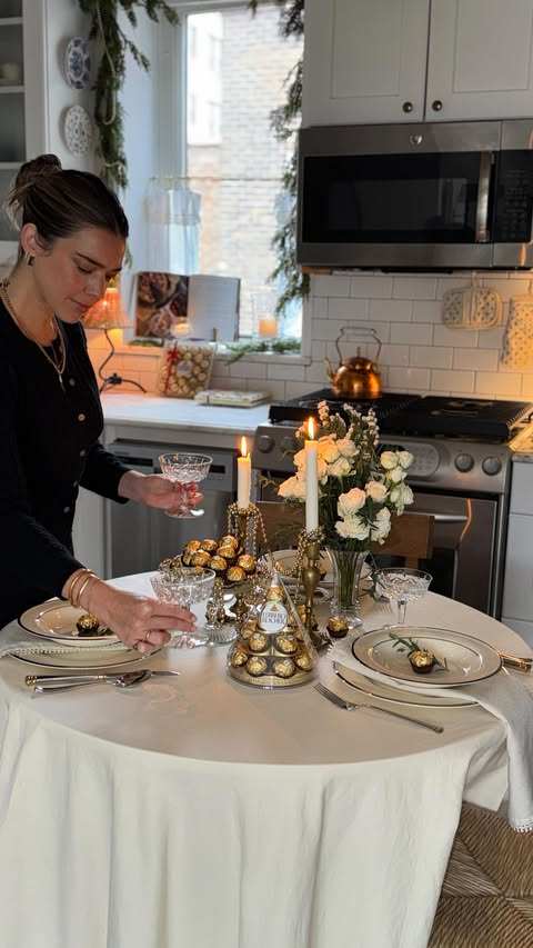 Instagram post by an influencer for Ferrero Rocher USA. Caption reads: [...] moments this year with @ferrerorocherusa.....