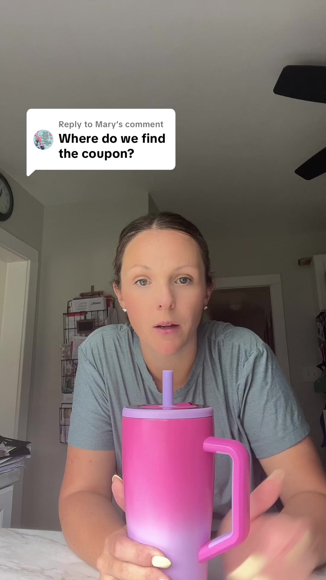 TikTok post by @nicholemayer2 for BruMate. Caption reads: [...] isn’t finding it! @BrüMate #brumate....