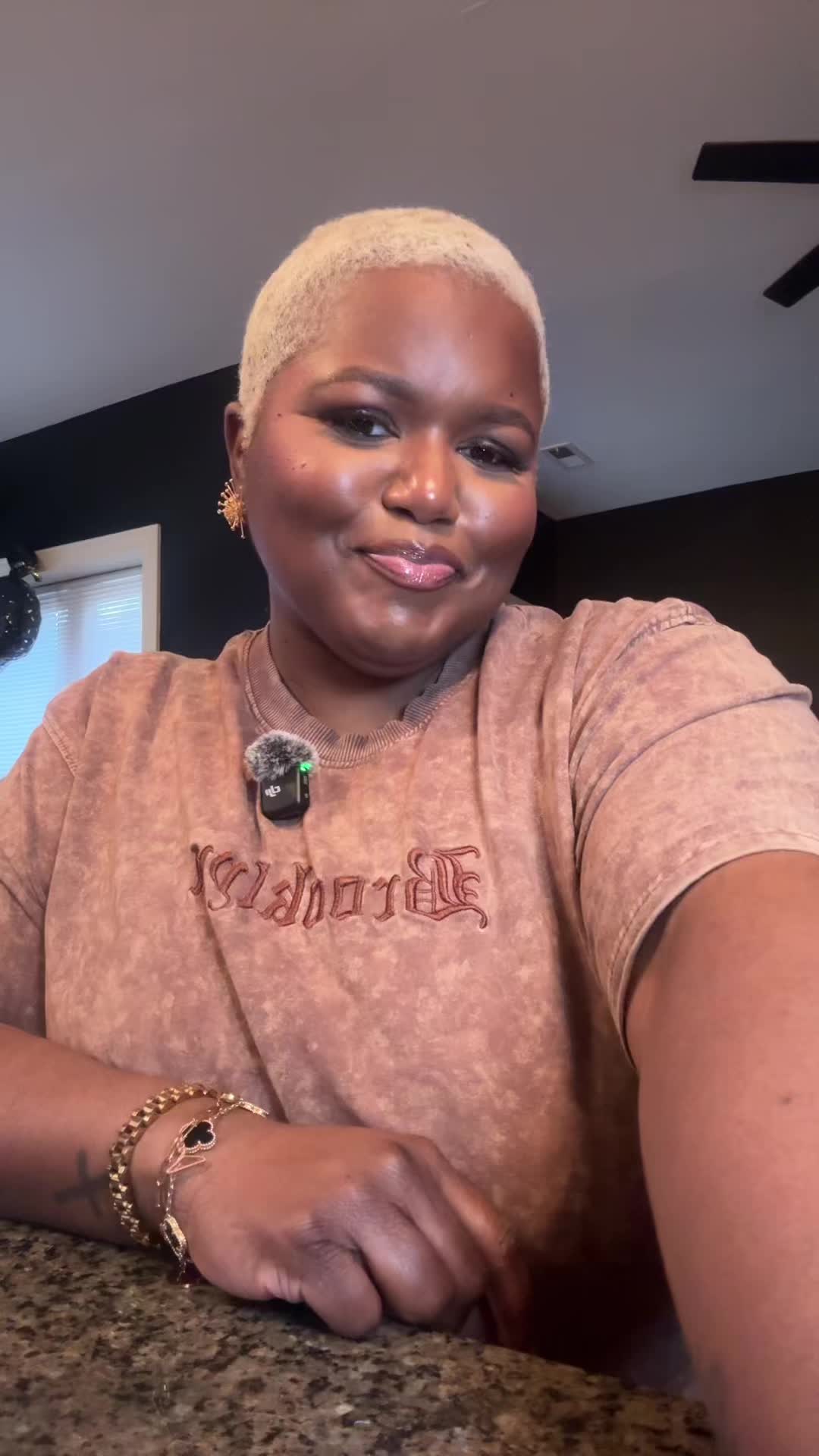 TikTok post by @styledbyb.renee for H&W Bath Haus. Caption reads: Thanks to @H&W Bath Haus I’m actually excited to....