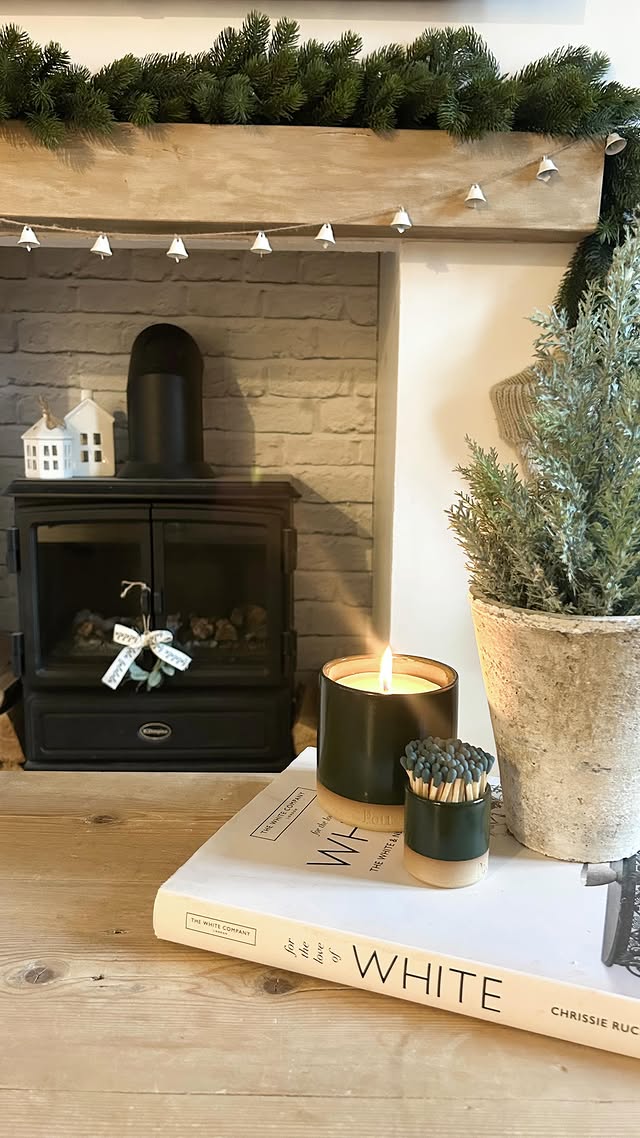 Instagram post by @themccauleyhome for Pott Candles. Caption reads: [...] gorgeous, refillable candle from....