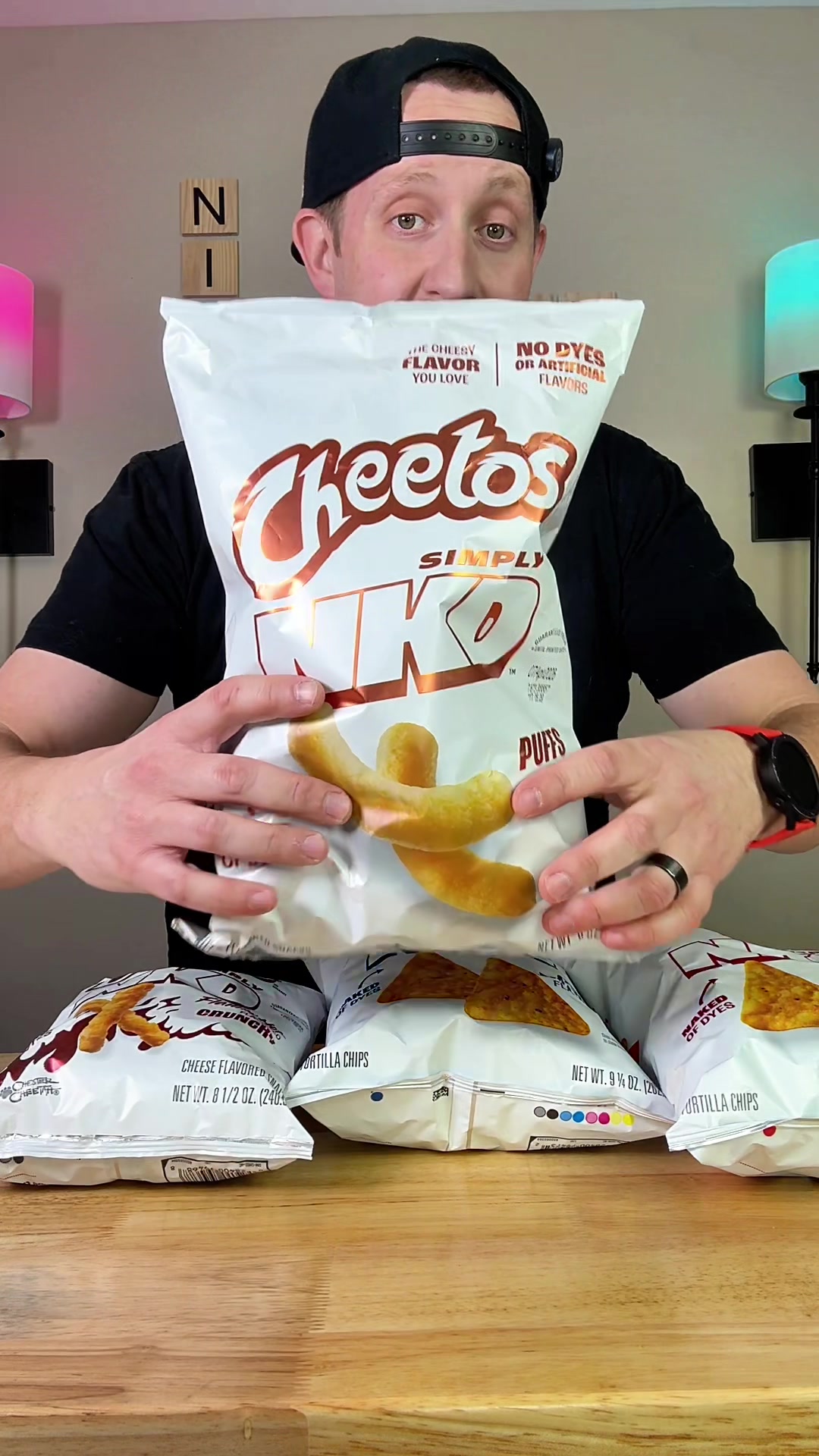 TikTok post by @teamwilliams1013 for Frito-Lay. Caption reads: [...] NKD Bundle @Chester Cheetah @Doritos....