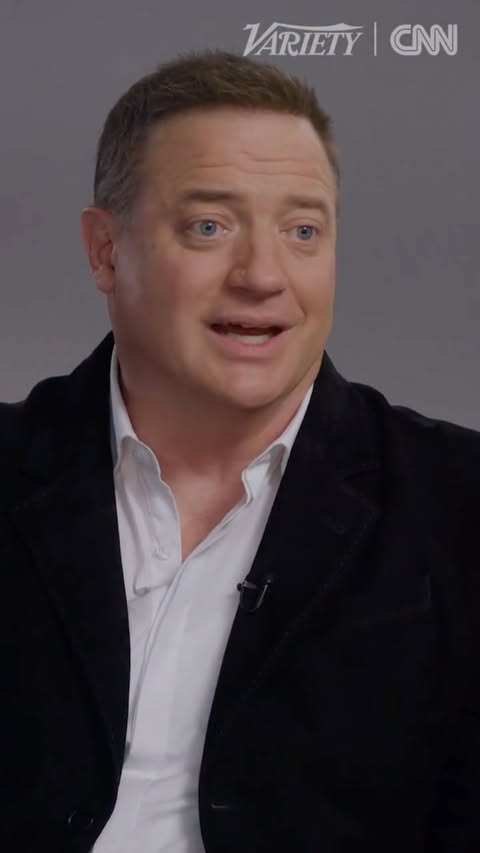 Instagram post by @therock for Variety. Caption reads: #BrendanFraser recalls hitting a breaking point in....