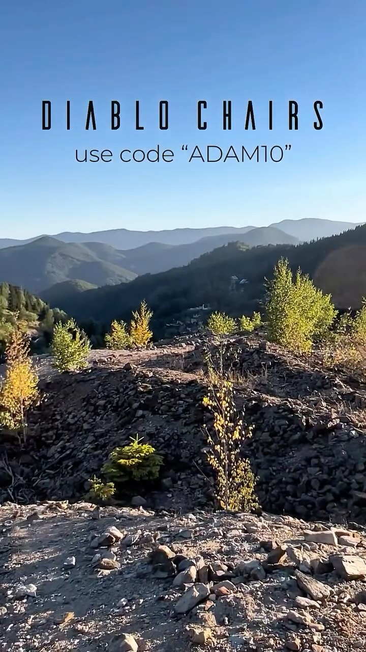 Instagram post by @adam_sitarcik for Diablo Chairs. Caption reads: A chair that supports your back! 🪑
Ergonomics +....