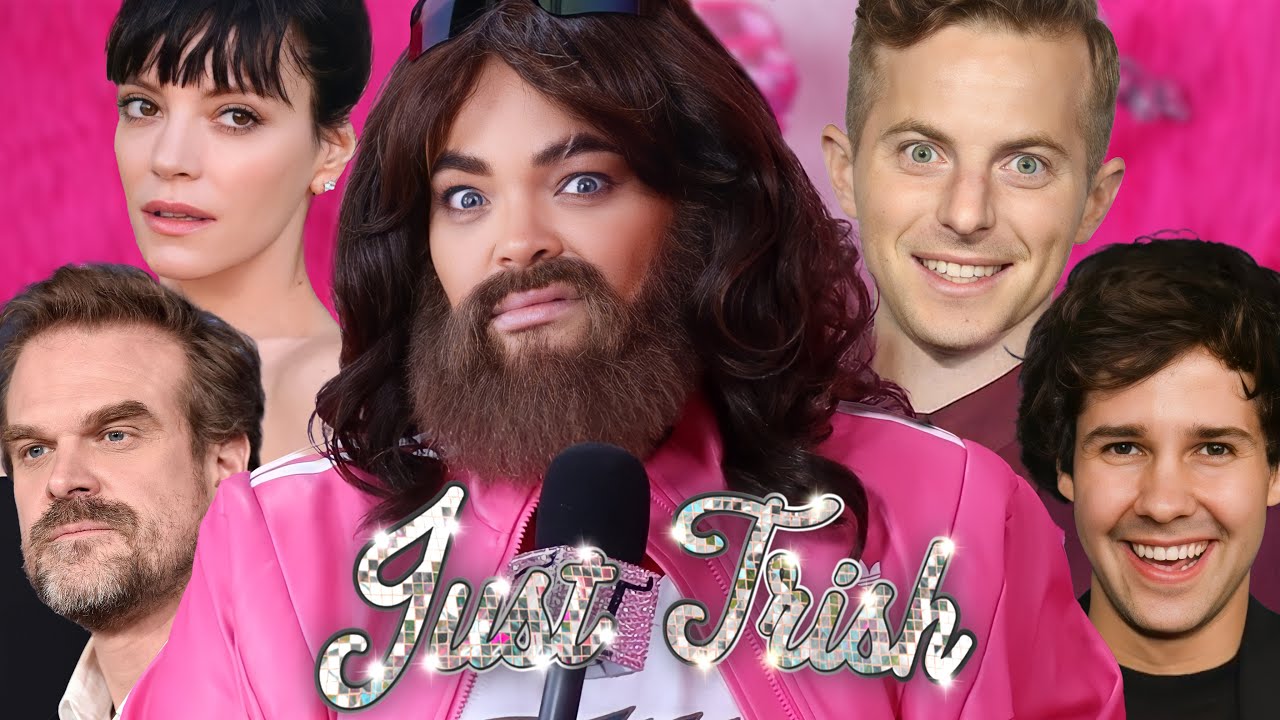 YouTube post by @justtrishpodcast for Home Chef. Caption reads: Lily Allen EXPOSES David Harbour For Cheating +....