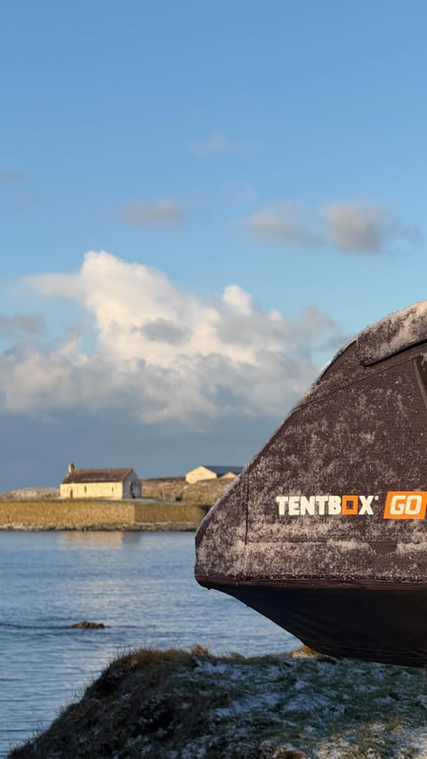 Instagram post by @georgetrevelyan for TentBox. Caption reads: [...] late, and keeping things simple. @tentbox....