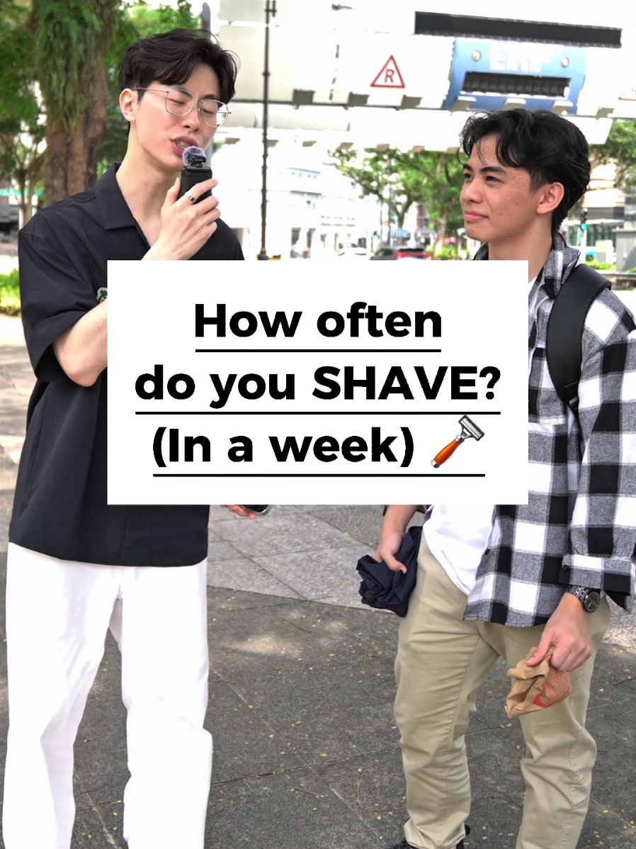 TikTok post by @lawrenceh_ for Braun. Caption reads: have you tried Braun's shaver before? if you....