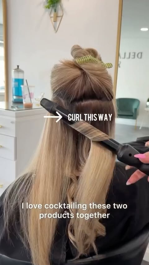 Instagram post by @vividsandbalayage for Joico. Caption reads: [...] this style, I used a full lineup from Joico....