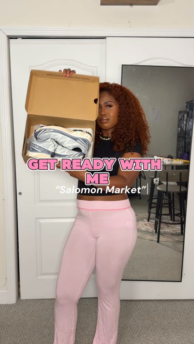 Instagram post by @thatssjenna for Foot Locker. Caption reads: [...] to check out the @salomonsportstyle x....