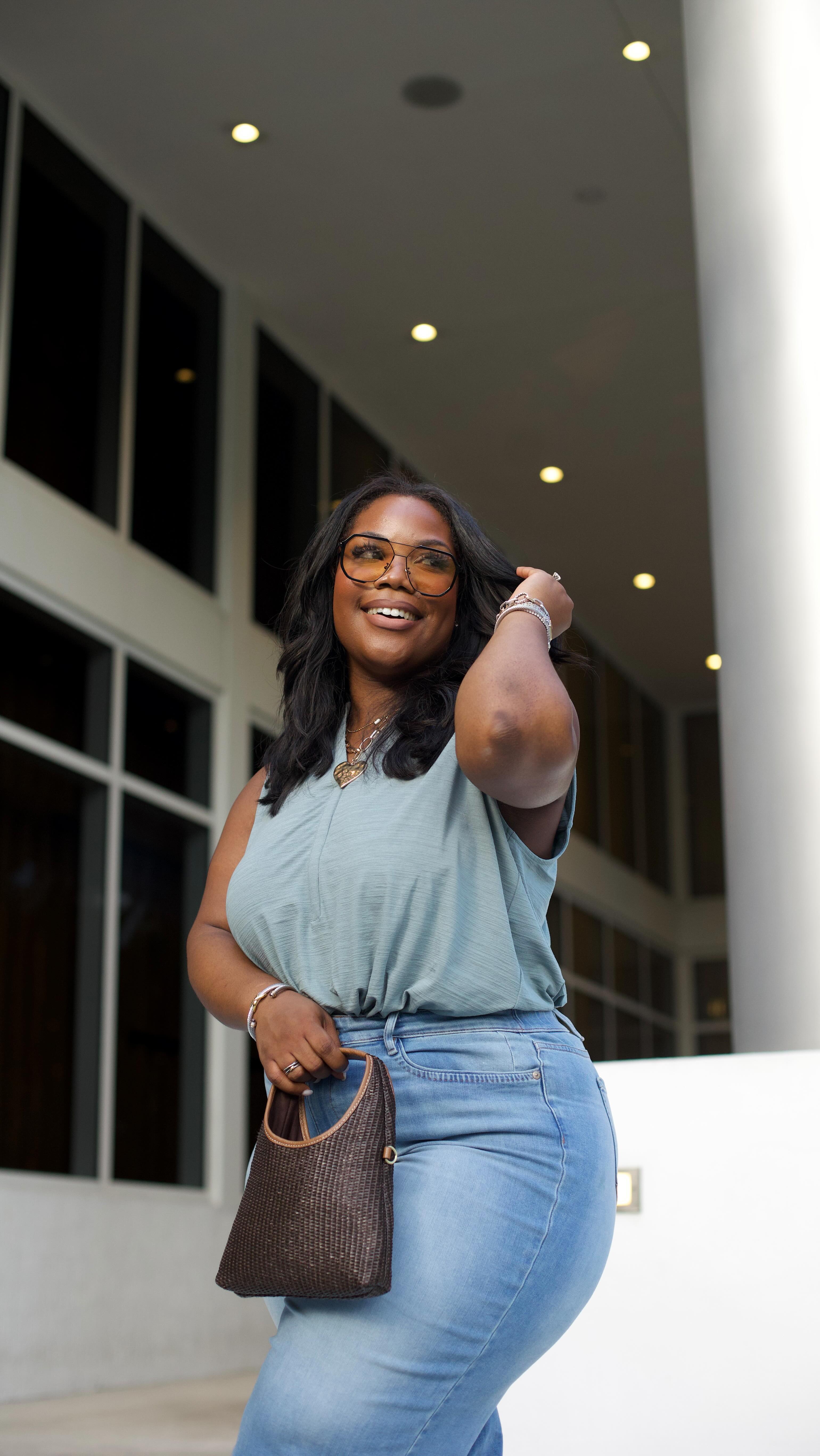 Instagram post by @emmyypetit for J.Jill. Caption reads: #ad #JJillPartner Spend a perfect summer day with....