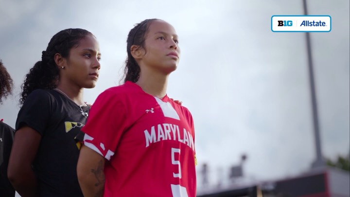 Instagram post by @b1gsoccer for Allstate. Caption reads: [...] can be ❤️ On the Pitch Presented by....