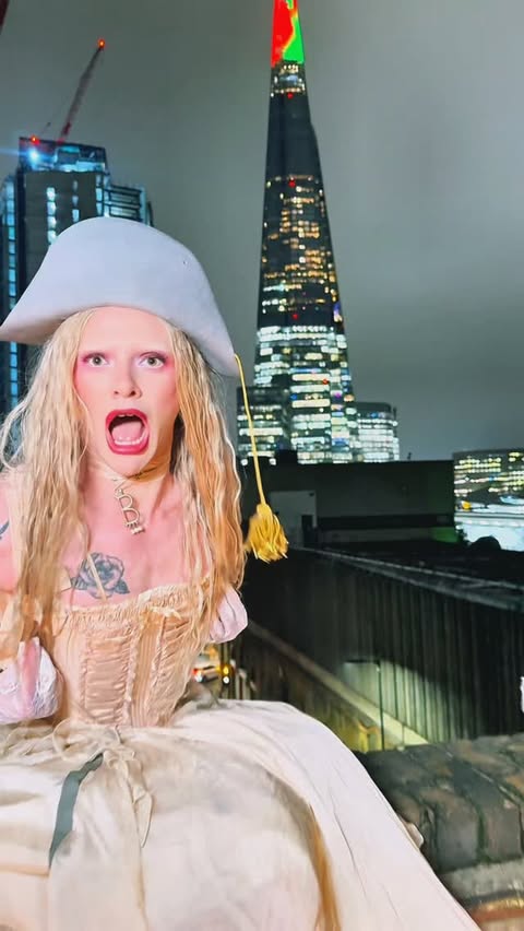 Instagram post by @biminibabes for Sky TV. Caption reads: [...] moment 🥺💅
Watch #Amadeus out now on @skytv....