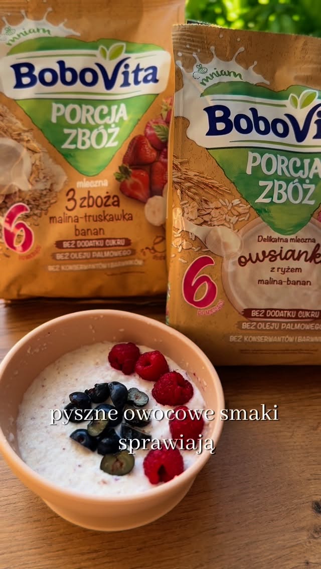 Instagram post by @mama_jonka.jeremiego for BoboVita. Caption reads: Współpraca reklamowa z marką @bobovita 😊

Kaszka....