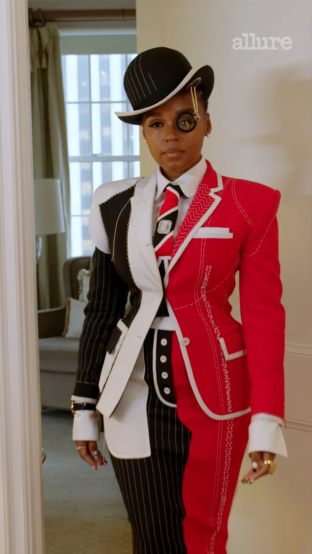 Instagram post by @janellemonae for Allure. Caption reads: You can always count on #JanelleMonáe to....