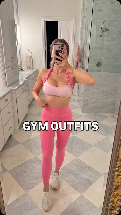 Instagram post by @kait.davis for WISKII Active. Caption reads: Cute sets 🤍 living in @wiskiiactive lately!! Use....