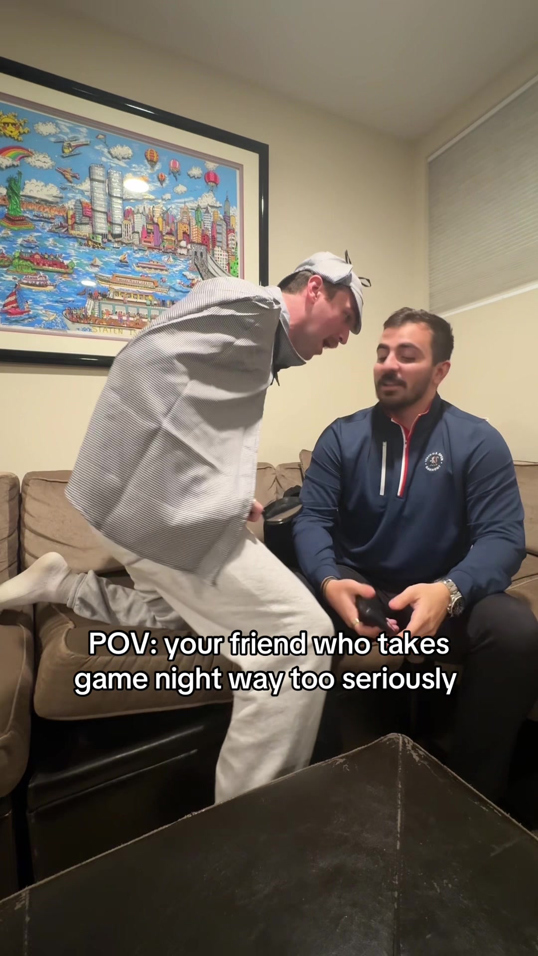 TikTok post by @bryansbakery for Jackbox Games. Caption reads: I’m feeling… suspicious 🧐 @Jackbox Games Party....