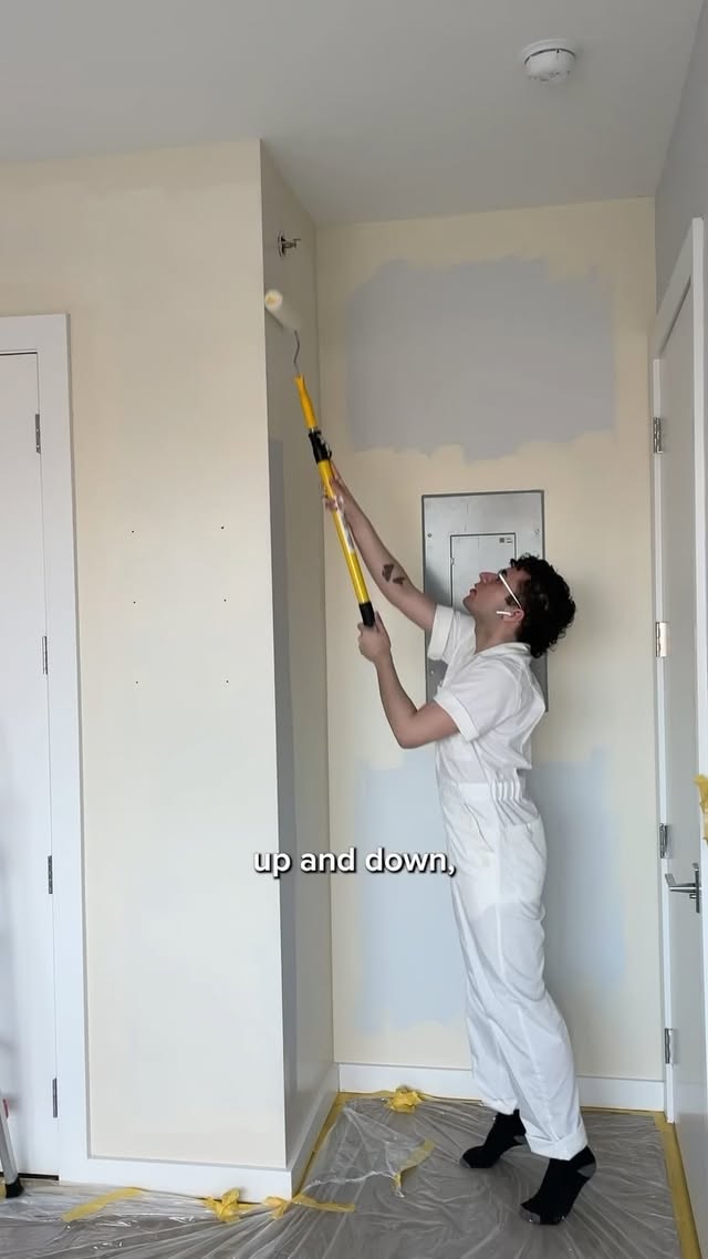 Instagram post by @homewithjuan for Clare. Caption reads: [...] TUNED FOR PART 2!! the paint is from....