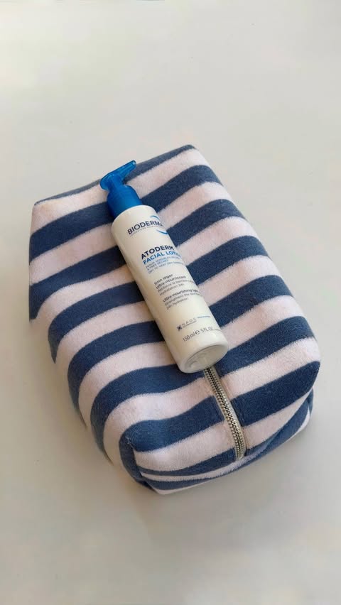 Instagram post by @vpettorelli for Bioderma. Caption reads: my morning routine with @biodermacanada’s newest....