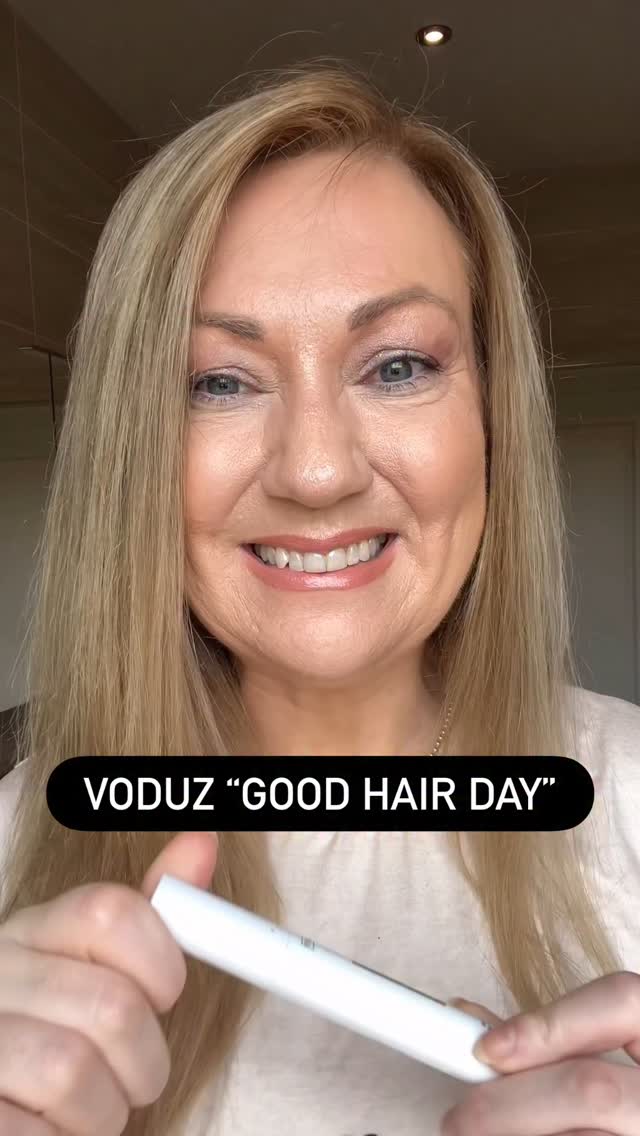 Instagram post by @practical_and_precious for Voduz Hair. Caption reads: #ad. Give yourself a @voduzhair good hair day!....