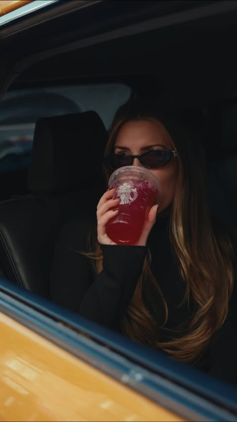 Instagram post by @audrey.peters for Starbucks. Caption reads: [...] gets between me and my @Starbucks...not even....